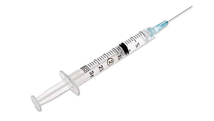 Photo of BD Luer-Lok Syringe with Attached Needle 25G x 1in 3mL