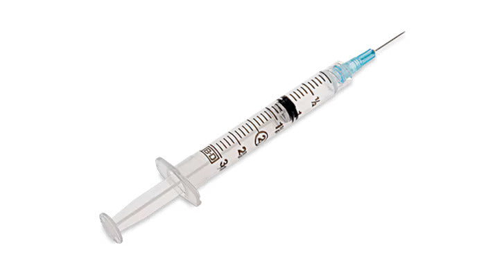 Photo of BD Luer-Lok Syringe with Attached Needle 25 G x 5/8 in. 3 mL