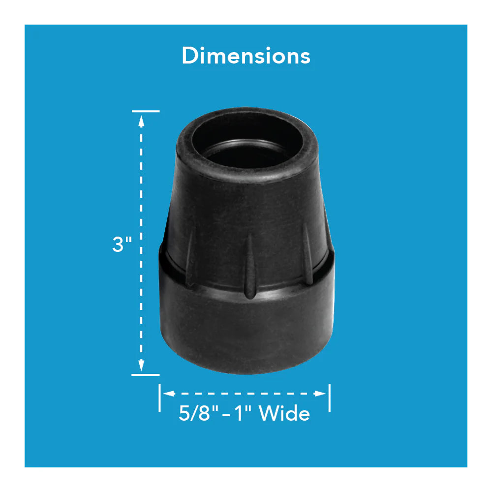 Dimension Photo of Carex Wood Cane Black Tips