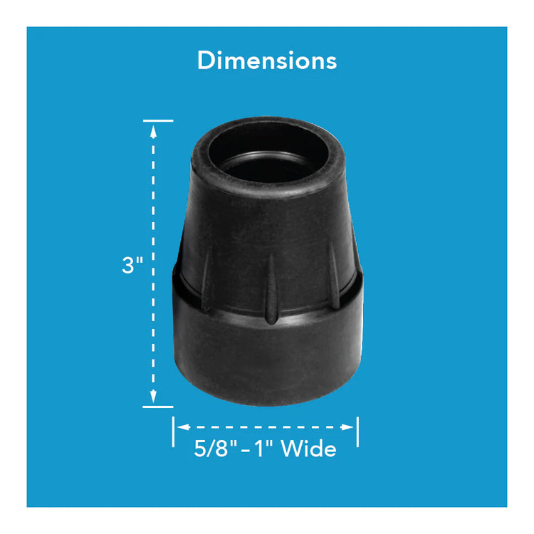 Dimension Photo of Carex Wood Cane Black Tips