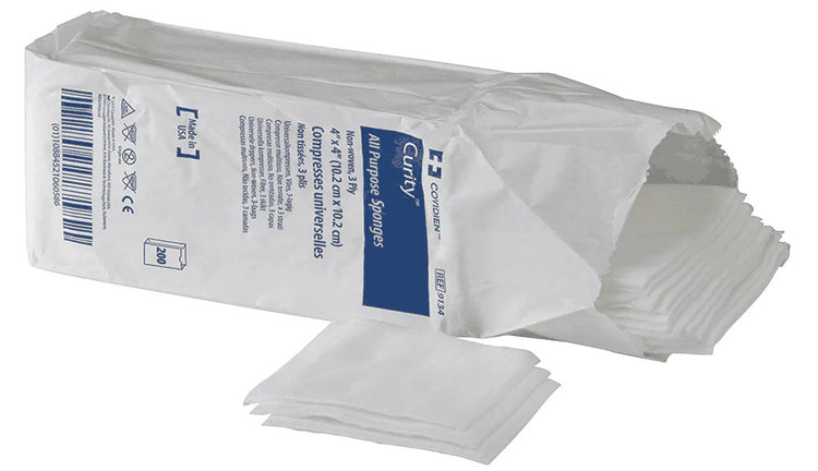 Image of Curity All Purpose Sterile Non-Woven Sponge 3 by 3