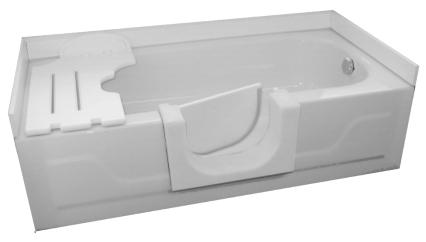 Bathtub Conversion: Door Insert Kit, RH, 8X16"