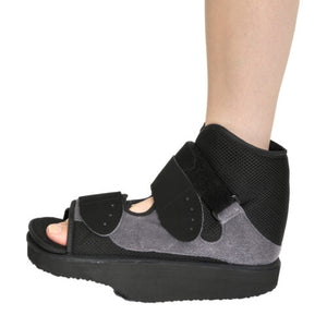 Back Photo of Dynamic Forefoot Offloading Shoe in Large Black