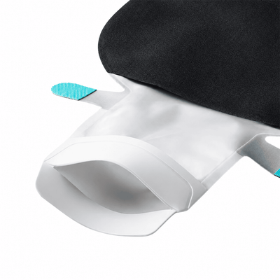 Coloplast Sensura Mio 2-Piece Flex Pouch, Drainable, Midi, Black with Inspection Window, Flange 2" (50mm) - Box of 10
