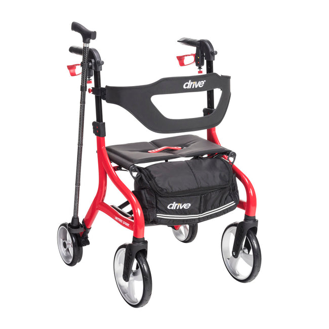 Photo of Nitro Sprint Cane Holder attached in Walker