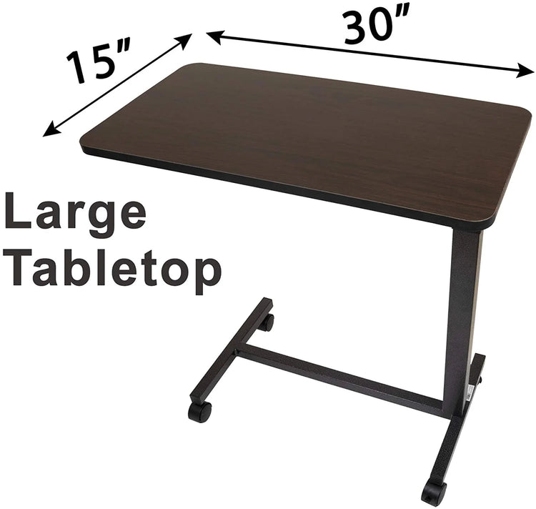 Dimension Photo of Roscoe Overbed Non-Tilt Table