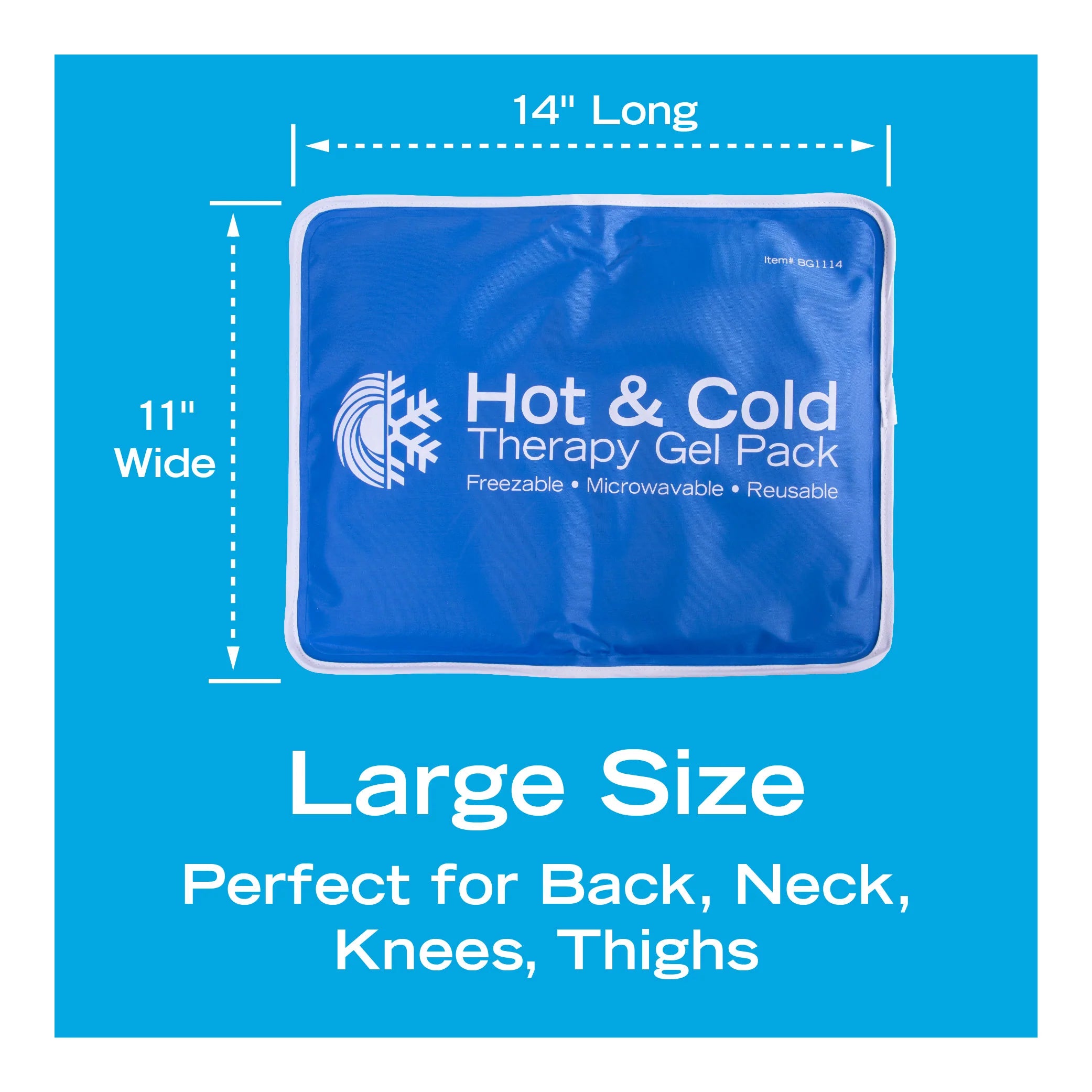 Photo of Roscoe Reusable Hot or Cold Gel Pack in Large
