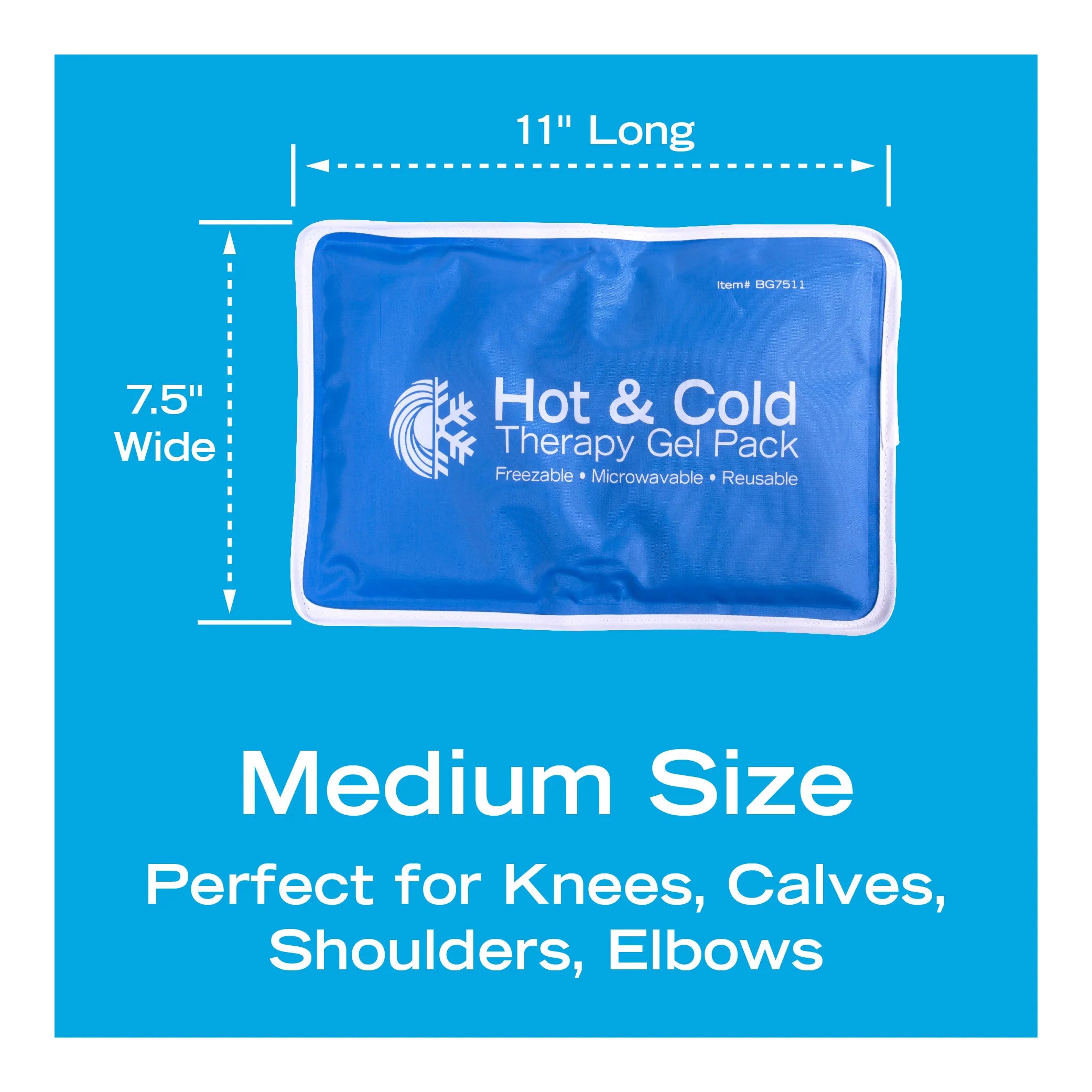 Photo of Roscoe Reusable Hot or Cold Gel Pack in Medium