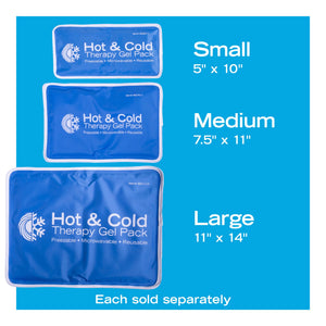 Photo of Roscoe Reusable Hot or Cold Gel Pack in different size options