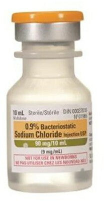 Photo of Saline 0.9% NaCl Injection with Preservative