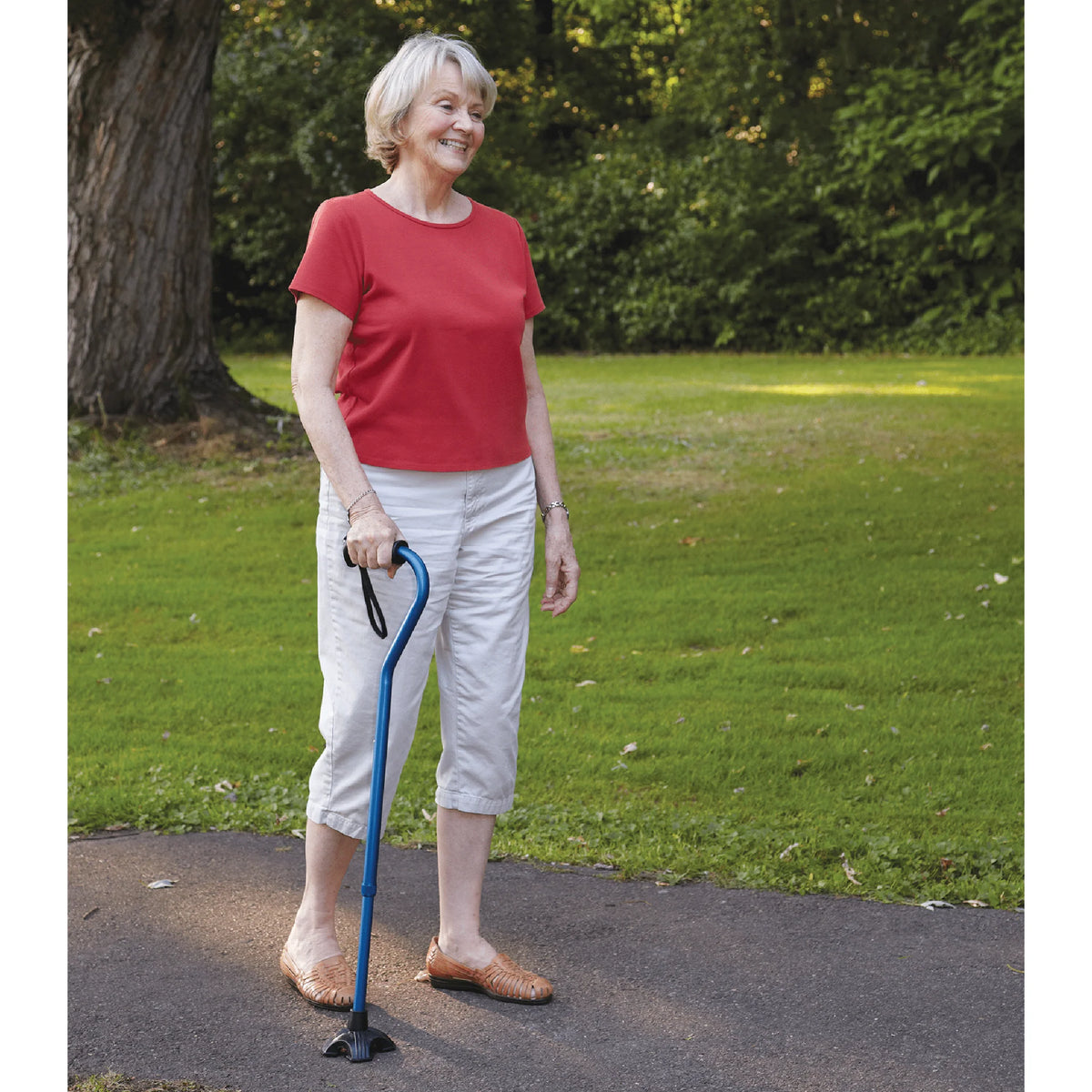 Image of Self Standing Cane Tip with Cane