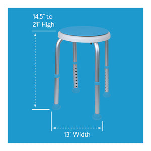Dimension Photo of Swivel Shower Stool