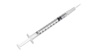 Image of Tuberculin Syringe with Detachable 27 G x 1/2" Needle