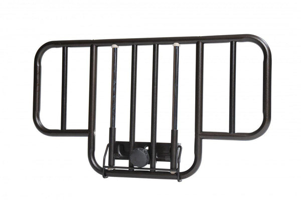 No Gap Half Length Side Bed Rails with Brown Vein Finish  15201bv