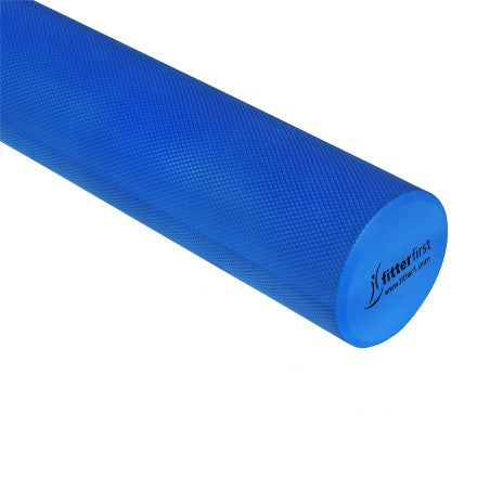 Blue round foam roller
