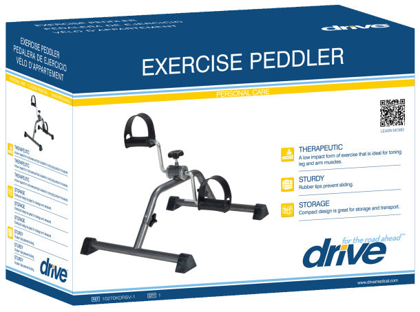 Pedal Exerciser w/Silver Vein Finish