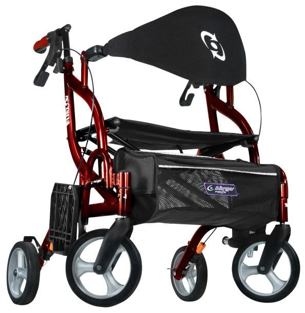 Airgo Fusion 2 IN 1 Folding Rollator & Transport Chair
