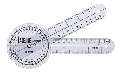 Baseline Plastic Goniometer - 360 Degree Head