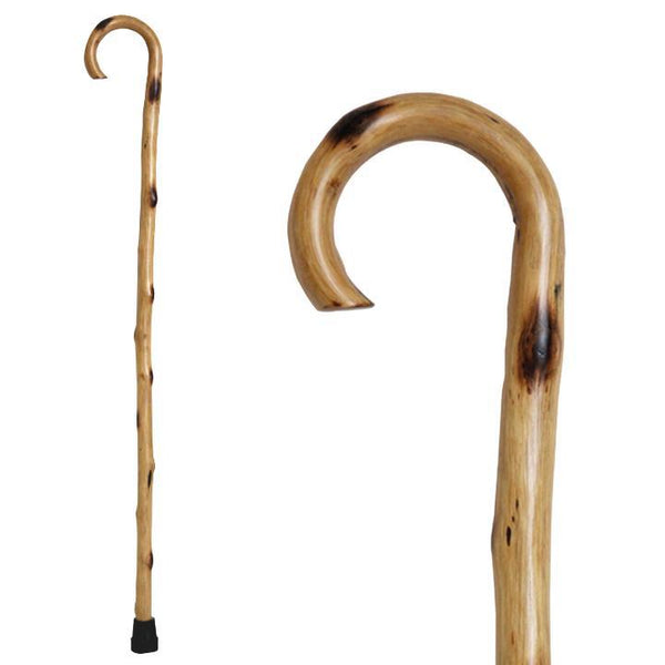 Natural Round Handle Wood Cane