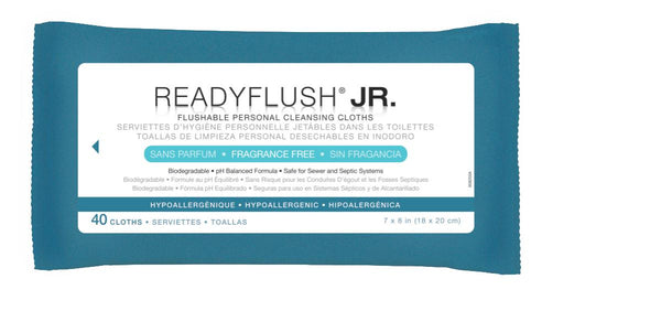 ReadyFlush JR Wipes Fragrance Free