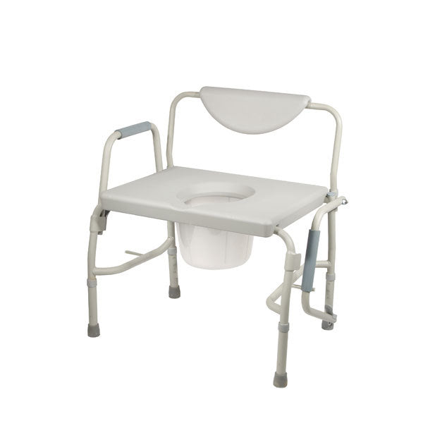 Bariatric Drop Arm Bedside Commode Chair  11135-1