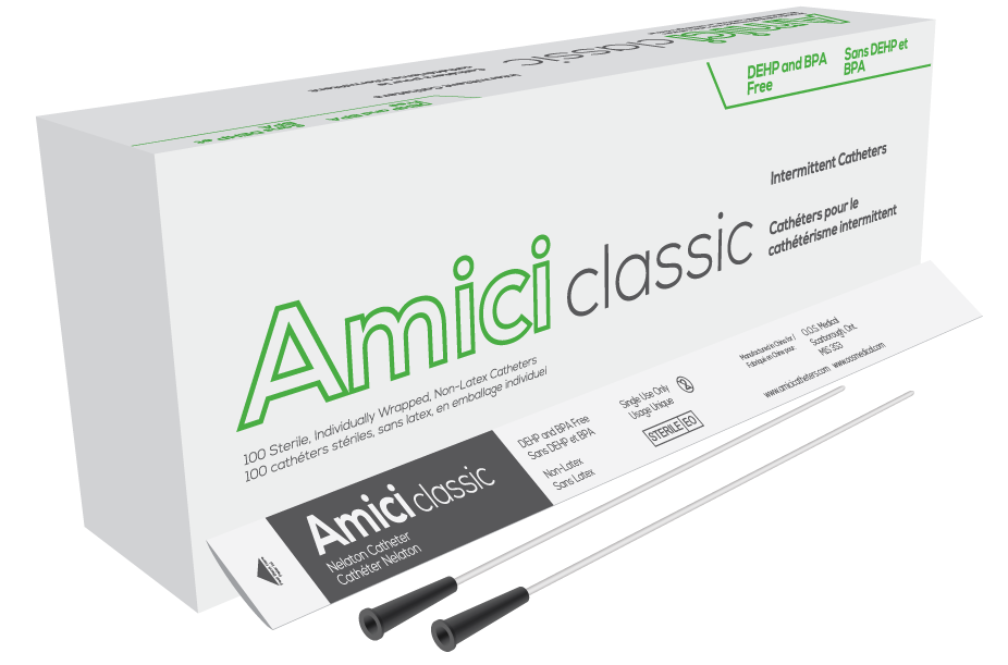 AMICI Classic Male Intermittent Catheter (Box of 100)