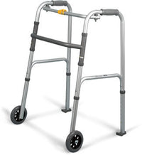 Folding Walker with Wheel and Ski Kit, Small Adult