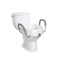 Drive Premium Raised Toilet Seat with Removable Armrests