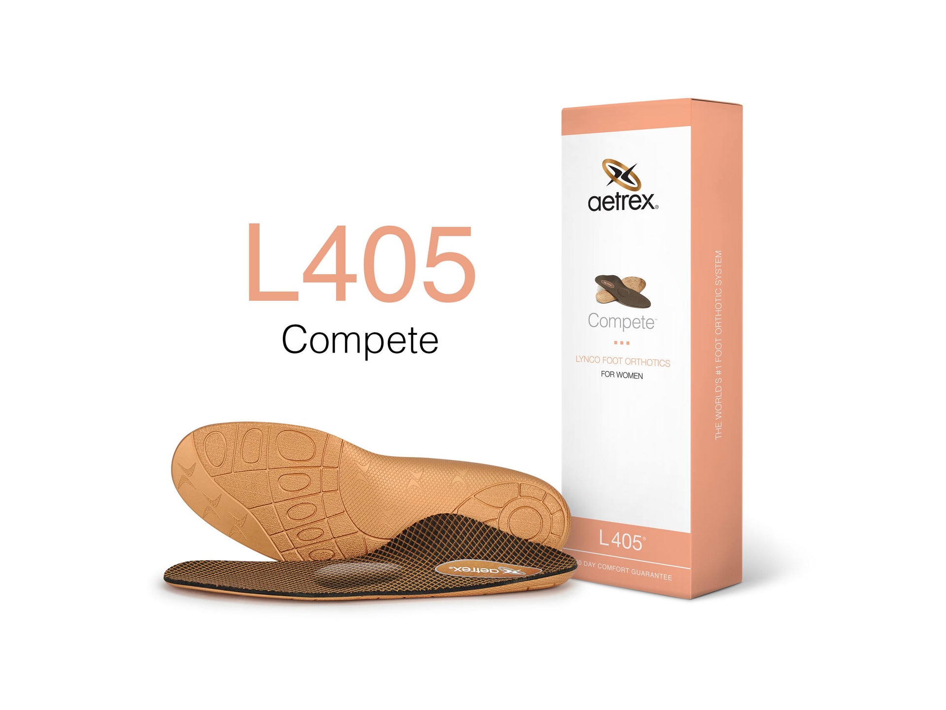 Aetrex Lynco L405 - Compete Sports Orthotics Cupped/Supported