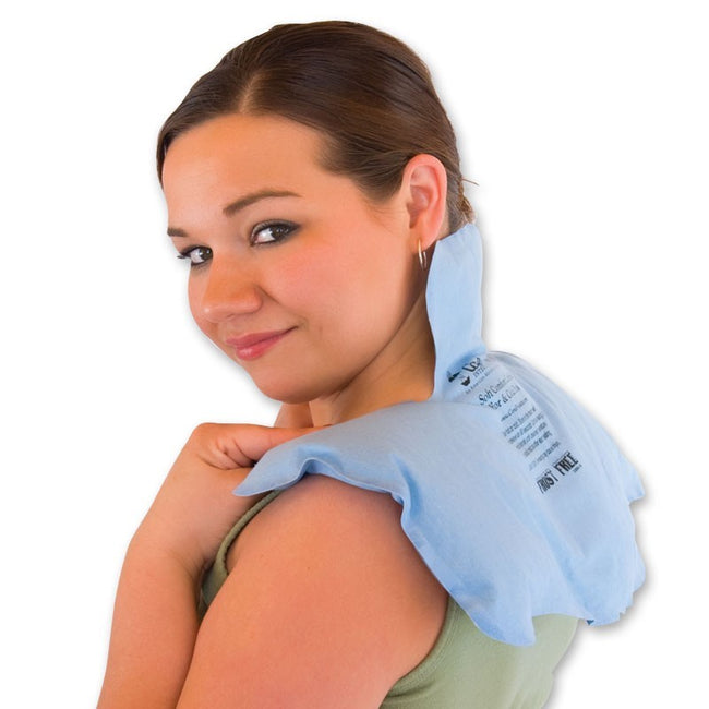 Woman using the CorPak Soft Comfort tri-sectional pad