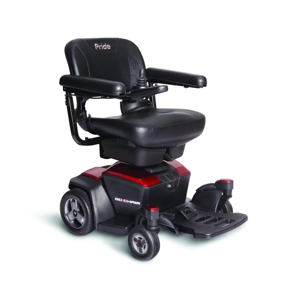 Pride Go-Chair Compact Power Chair ruby red
