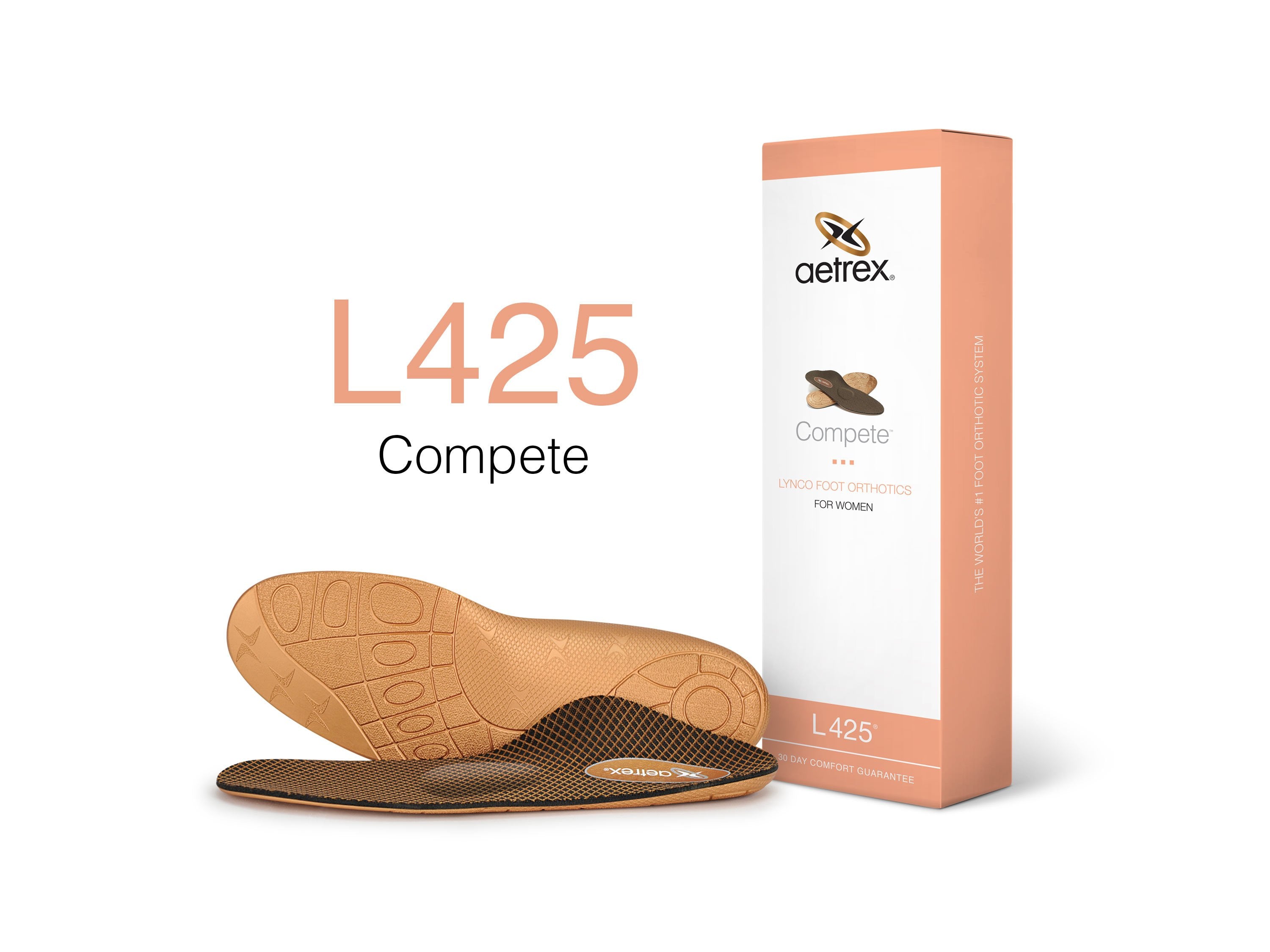 Aetrex Lynco L425 - Compete Sports Orthotics Posted/Supported