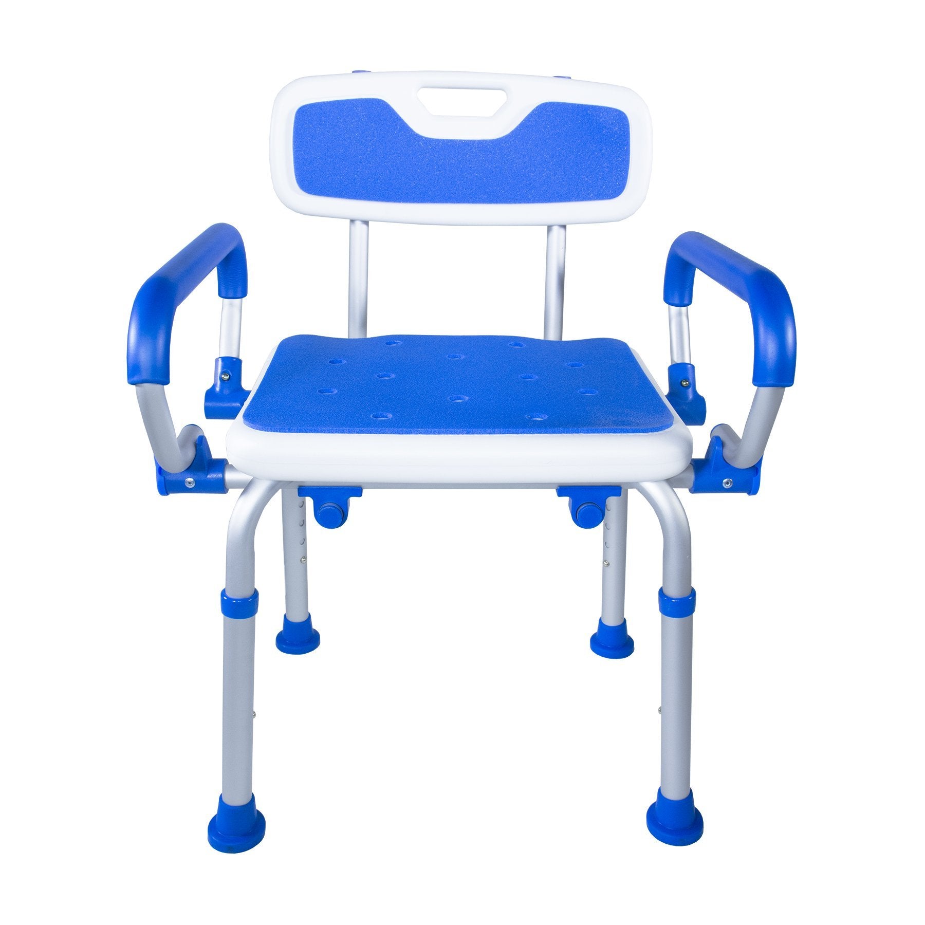 PCP Bath Seat With Back And Swing Away Arms