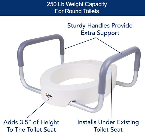 Toilet Seat Elevator with Removable Arms