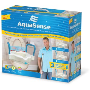 Drive Aquasense 3-in-1 Raised Toilet Seat