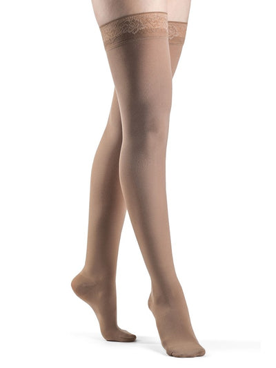Sigvaris Womens Soft Opaque Thigh High 20-30mmHg Sensinnov GT