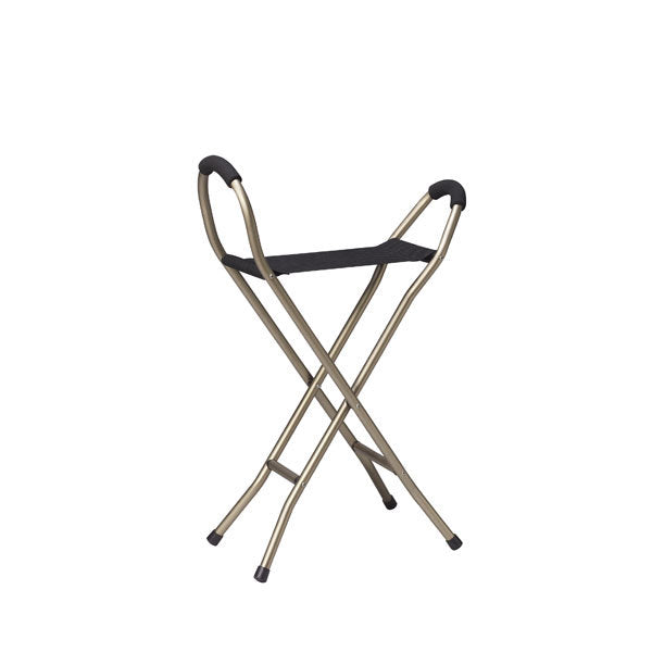 Folding Lightweight Cane with Sling Style Seat  rtl10360