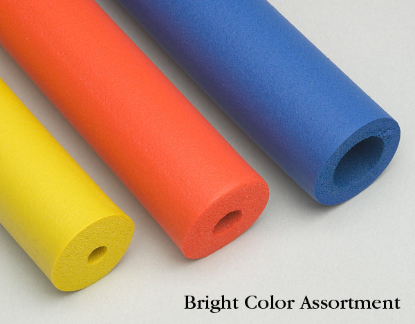 Colored Foam Tubing, Assorted 1 ft (6)
