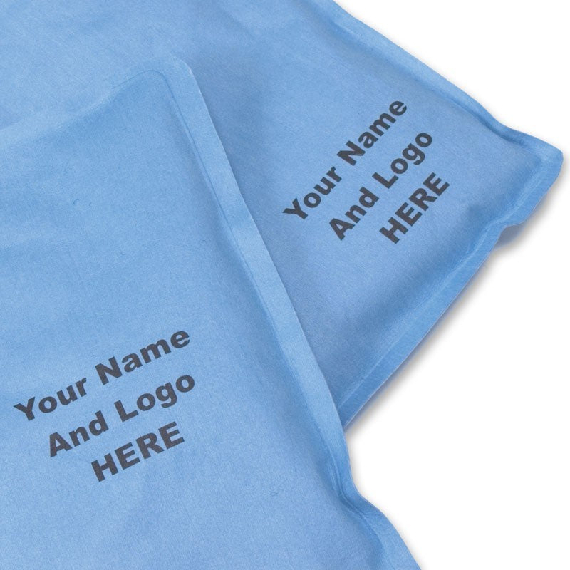 You can customize CorPak Soft Comfort packs with your name logo