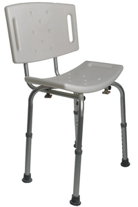 B043 Tool-Less Shower Chair With Back