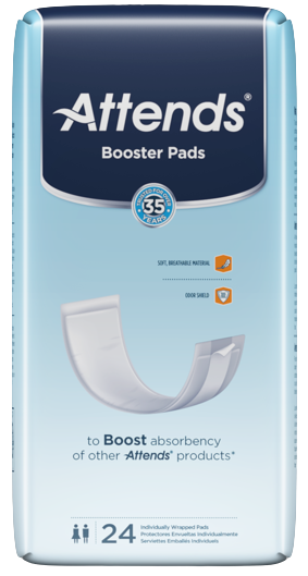Attends Booster Pads 3.5" x 11" 800 ml