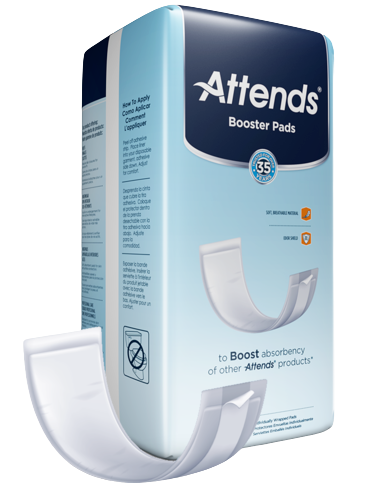 Attends Booster Pads 3.5" x 11" 800 ml