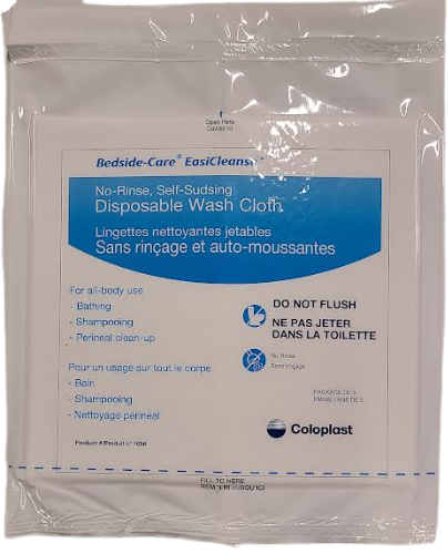 Bedside-Care Self Foaming Disposable Washcloth