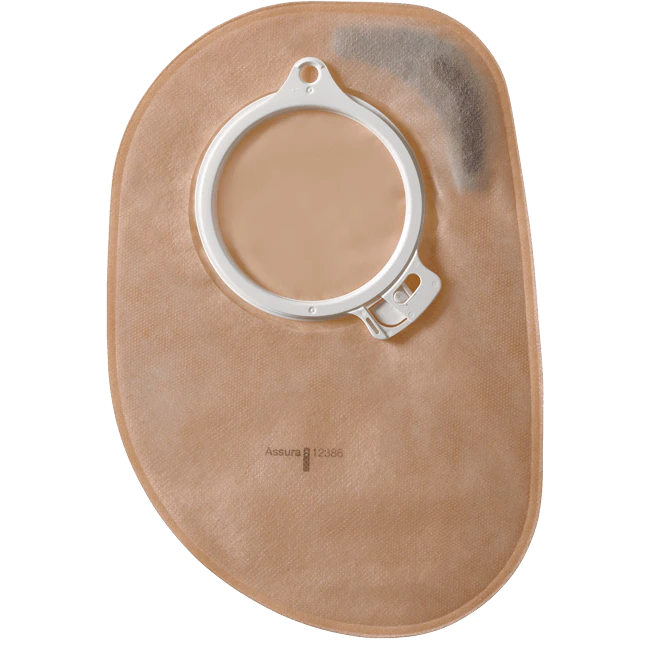 Assura Two-Piece Closed Pouch, Opaque 7" (18cm), Flange 1-9/16" (40mm) - Box of 30