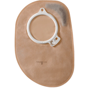 12375 AssuraÂ® 2 pc. Closed Pouch, Transparent, 50mm Red, maxi 22cm (8 1/2"), 30/BX