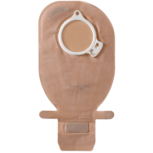 13985 AssuraÂ® 2 pc. EasiCloseÂ™ Maxi Soft Front Classic Pouch w/ Filter, 50mm Red, maxi 28cm (11"), 10/BX