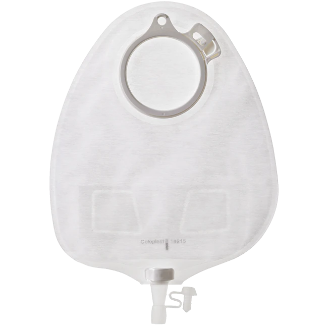 Assura Two-Piece Urostomy Pouch, Opaque 10" (25cm), Flange 2-3/8" (60mm) - Box of 10