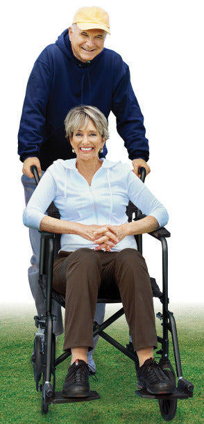 Drive Medical Aluminum Transport Chair 19"