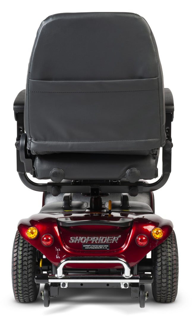 Deluxe contour seat on Spirit 4-Wheel mobility scooter