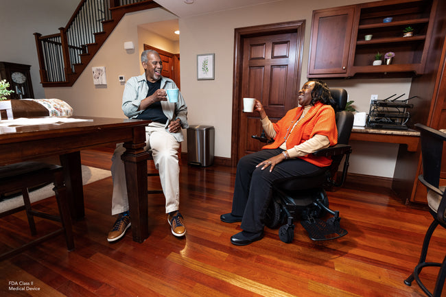 Jazzy EVO 613Li Power Chair front view indoor